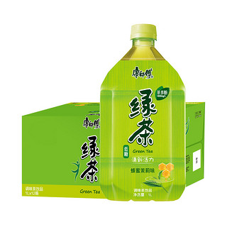 康师傅 低糖 绿茶 蜂蜜茉莉味 1L*12瓶