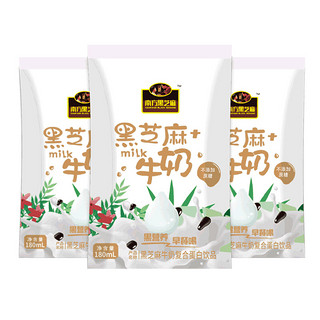 NANFANG BLACK SESAME 南方黑芝麻 营养早餐牛奶 180ml*12袋