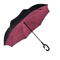 ArtAngel 娅恩歌 8骨手动晴雨伞 纯红色