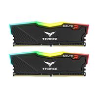 Team 十铨 DDR4 3200MHZ RGB 灯条 台式机内存 黑色 32GB 16GB*2