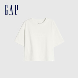 Gap 盖璞 女童纯棉短袖T恤770922 2021夏季新款童装上衣