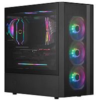 COOLER MASTER 酷冷至尊 MasterBox NR600 ATX机箱 半侧透 黑色