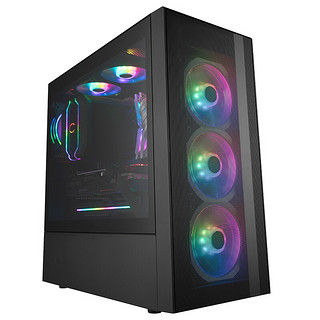 COOLER MASTER 酷冷至尊 MasterBox NR600 ATX机箱 半侧透 黑色