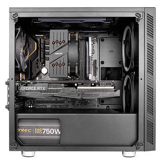 Antec 安钛克 VSK 10 MATX机箱 全侧透 黑色