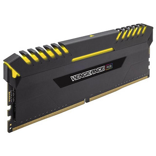 USCORSAIR 美商海盗船 复仇者RGB灯条 DDR4 3000 32GB(8Gx4) DDR4 3000MHZ RGB 灯条 笔记本内存 黑色 32GB 8GB*4