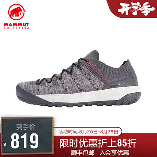 MAMMUT 猛犸象 Hueco Knit 户外运动鞋女鞋耐磨透气鞋子低帮鞋徒步鞋登山鞋 深鲨鱼灰-浅鲨鱼灰 36.5