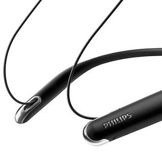 PHILIPS 飞利浦 SHB4205 半入耳式颈挂式蓝牙耳机 黑色