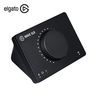 elgato WAVE XLR卡侬口（卡农头）电容麦克风话筒USB数字混音声卡调音台美商海盗船