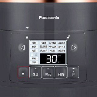 Panasonic 松下 SR-PB201-H 电压力锅 2L 灰色