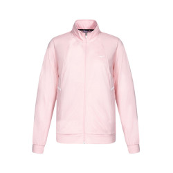 Mizuno 美津浓 女士舒适亲肤针织纯色LOGO茄克运动外套K2CC0323