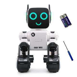 JJR/C机器人玩具遥控智能语音跳舞儿童存钱罐儿童遥控玩具 K3纯洁白