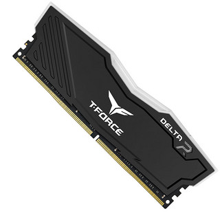 Team 十铨 DELTA系列 DDR4 3600MHZ RGB 灯条 台式机内存 黑色 16GB 8GB*2