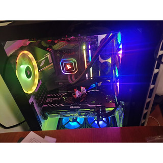 USCORSAIR 美商海盗船 680C RGB ATX机箱 半侧透 白色+H115i PRO 280mm 一体式水冷散热器