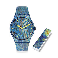 swatch 斯沃琪 MoMA合作款 中性石英表 SUOZ333