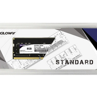 GLOWAY 光威 战将 DDR4 2666MHz 笔记本内存 普条 黑色 8GB