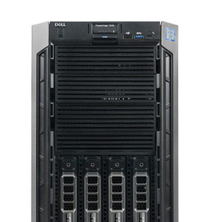 DELL 戴尔 T640 塔式 服务器(2 芯至强铜牌 3106、8核、24个内存插槽、128GB 内存、4 个1.2TB SAS、双万兆网络接口、750W*2 电源)