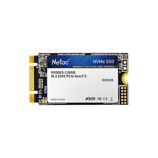 Netac 朗科 N930ES NVMe M.2 固态硬盘 128GB (PCI-E3.0)