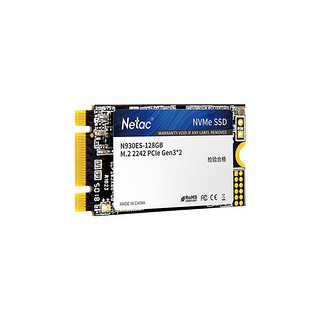 Netac 朗科 N930ES NVMe M.2 固态硬盘 128GB (PCI-E3.0)