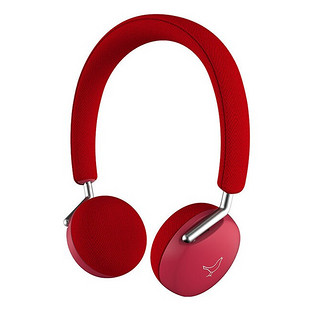 小鸟音响 Q CORE 压耳式头戴式有线耳机 樱红色 3.5mm