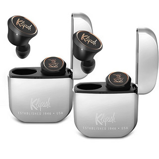 Klipsch 杰士 T5 入耳式真无线动圈降噪蓝牙耳机 质感银