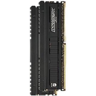 BALLISTIX 铂胜 DDR4 3600MHZ 马甲条 台式机内存 黑色 32GB 8GB*4 BLE4K8G4D36BEEK