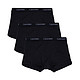 Calvin Klein 卡尔文·克莱 男士印花内裤黑色三条装 NP2167O