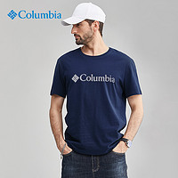 Columbia 哥伦比亚 短袖t恤男21夏季户外运动吸湿透气排汗圆领快干T恤休闲跑步半袖