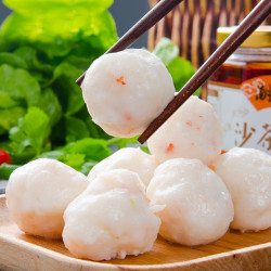 永昌顺 正宗潮汕火锅肉丸汕头手拍鲜虾丸300g