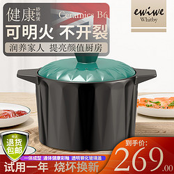 EWIWE 英国EWIWE 陶瓷煲砂锅耐热煲 4.5L