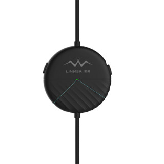 LINNER 聆耳 NC25 入耳式主动降噪有线耳机 炫酷黑 3.5mm