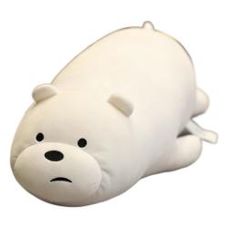 LOVE BEAR 抱枕玩偶公仔毛绒玩具布娃娃女孩床上陪睡觉抱枕长条咱们三只裸熊玩偶