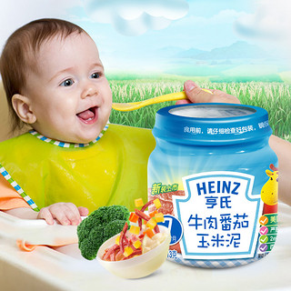 Heinz 亨氏 果泥 4段 牛肉番茄玉米味 113g*6瓶