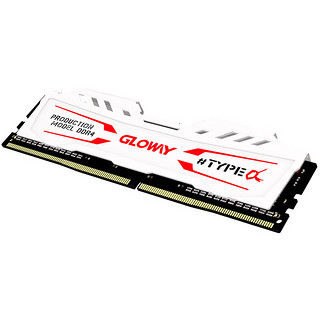 GLOWAY 光威 TYPE-α DDR4 2400MHz 台式机内存 天使白 8GB