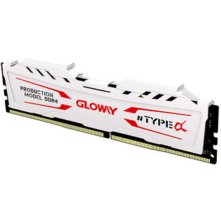 GLOWAY 光威 TYPE-α DDR4 2400MHz 台式机内存 天使白 8GB