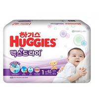 HUGGIES 好奇 铂金装 婴儿纸尿裤 NB62片