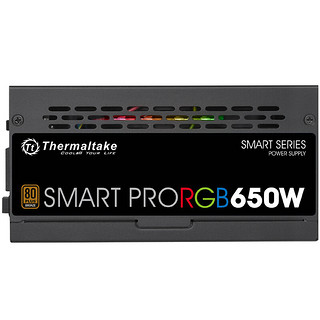 Thermaltake 曜越 Smart Pro RGB 650W 铜牌（85%）全模组ATX电源 650W