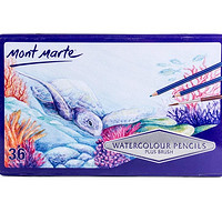 蒙玛特（MontMarte）水溶性彩色铅笔 铁盒装 MPN0004 36色