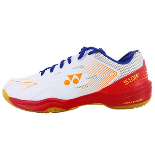 YONEX 尤尼克斯 Power Cushion 中性羽毛球鞋 SHB510WCR 白红色 41