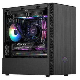 COOLER MASTER 酷冷至尊 MB400L 智瞳 M-ATX机箱 非侧透 黑色