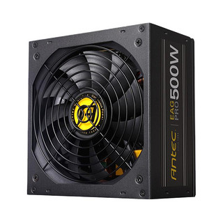 Antec 安钛克 EAG500 PRO 金牌（90%）半模组ATX电源 500W