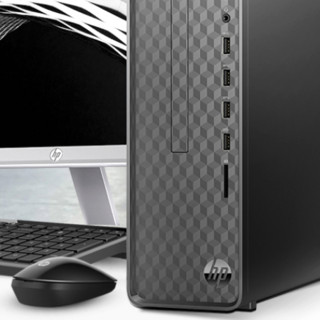 HP 惠普 小欧 S01 十代酷睿版 商用台式机 黑色 (酷睿i3-10100、核芯显卡、8GB、512GB SSD、风冷)