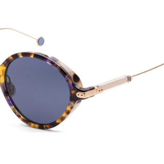 Dior 迪奥 女士太阳镜 花色镜框蓝色镜片 52mm