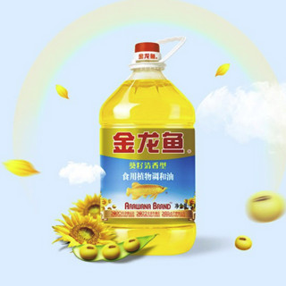 金龙鱼 葵籽清香型 食用植物调和油 5L*2桶