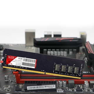 JAZER 棘蛇 DDR4 3200MHz 台式机内存 普条 黑色 8GB