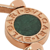 BVLGARI 宝格丽 350908 女士时尚18K玫瑰金翡翠戒指 50号