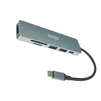 Jasun JASUN 捷顺 Type-C扩展坞 Type-C转HDMI 6合一扩展坞（送1.5米HDMI线）