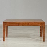 光明家具 实木餐桌水曲柳餐桌椅组合现代中式桌椅组合4101 1.4米餐桌