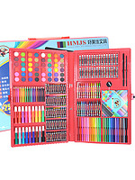 柏彩 儿童绘画套装250件 水彩笔套装儿童画画笔初学者美术宝宝幼儿园彩色笔学生