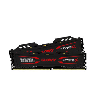 GLOWAY 光威 TYPE-α DDR4 2666MHz 台式机内存 马甲条 石墨灰 8GB