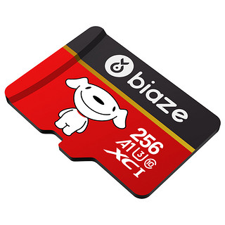 Biaze 毕亚兹 TF256 京东JOY联名款 Micro-SD存储卡 256GB（USH-I、V30、U3、A1）